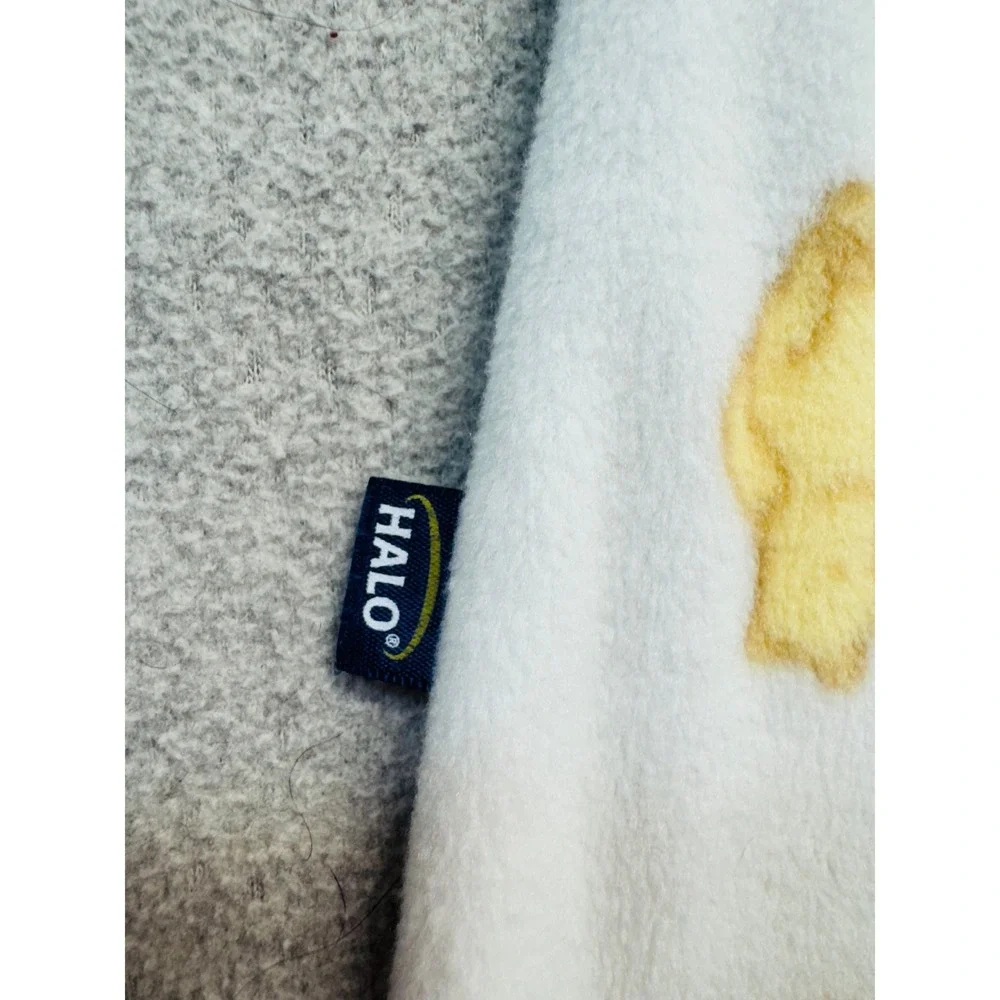 Halo SleepSack Wearable Blanket Kids Large White Yellow Winnie The‎ Pooh Fleece